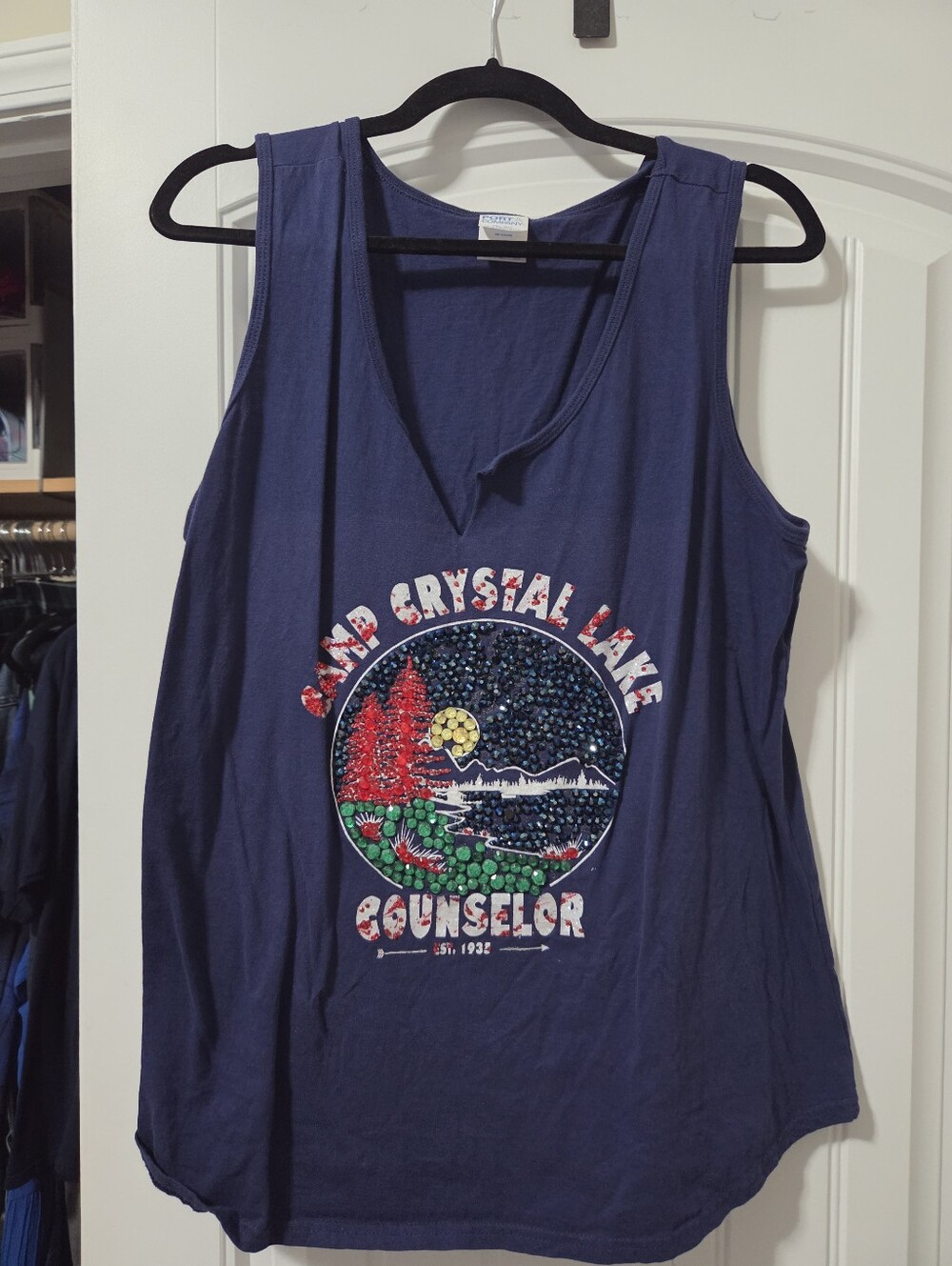 Plus Bedazzled Camp Crystal Lake Tank
